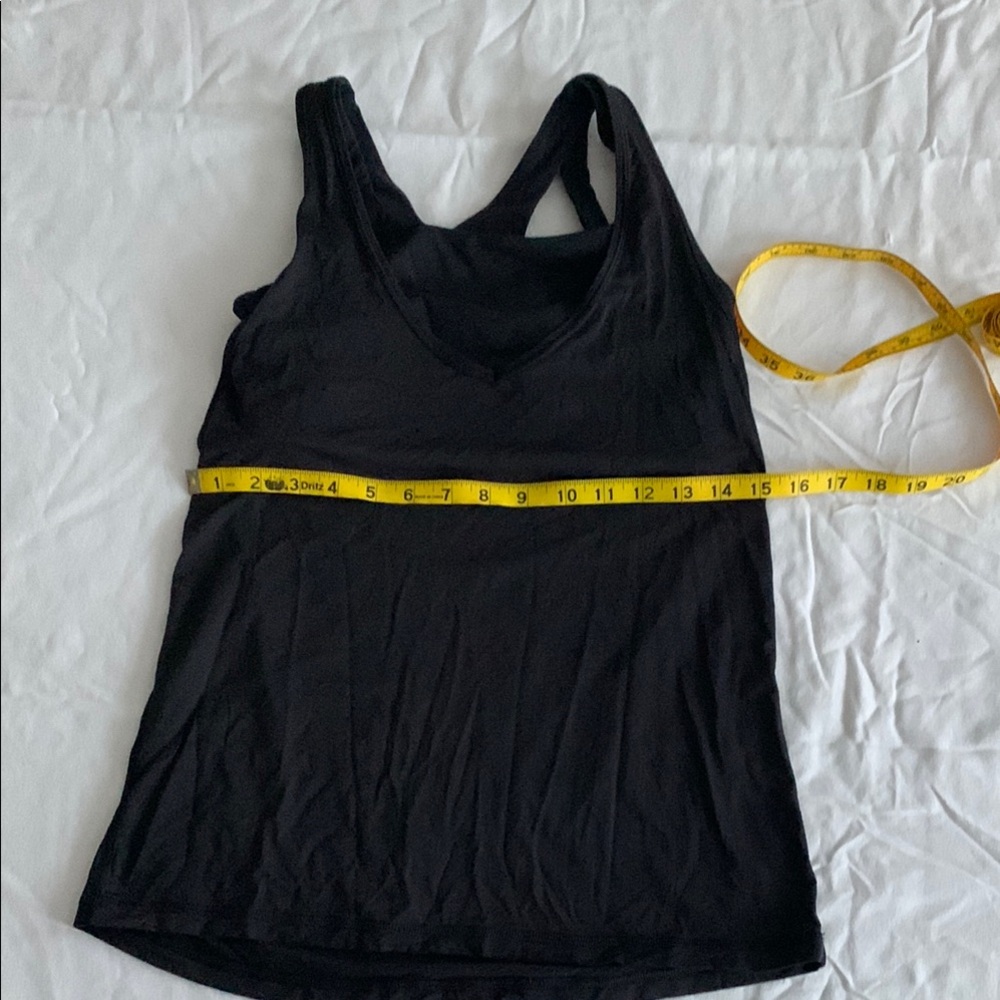 Lululemon Athletica Black Fitted workout Tank Top